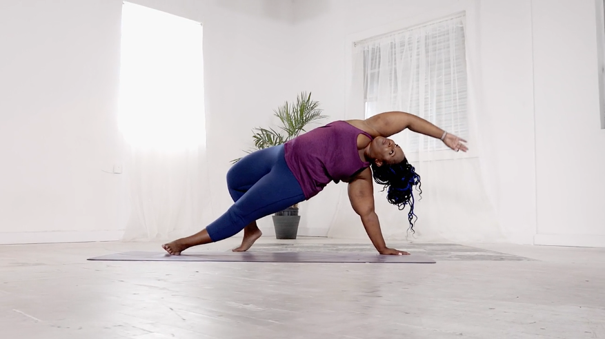 Dianne in wild thing pose.